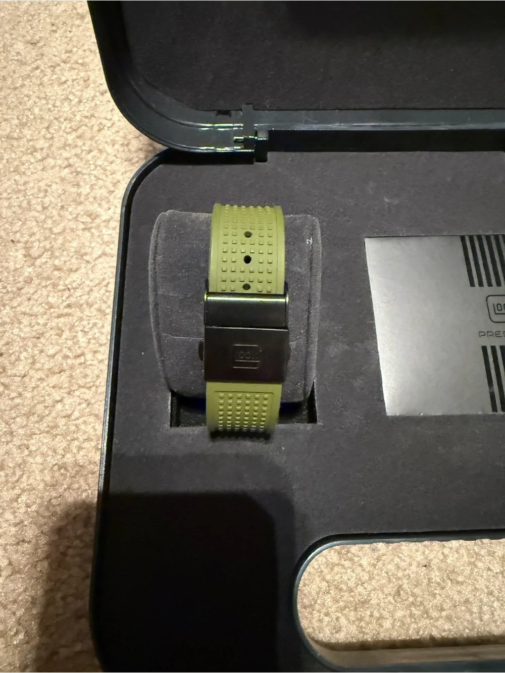Men's Green and Black Sport Watch